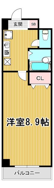 アルビオン新北野 間取り図画像
