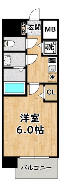 ララプレイス　ザ・大阪リヴァージュ 間取り図画像