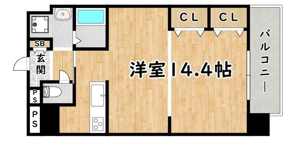 グレース元今里 間取り図画像