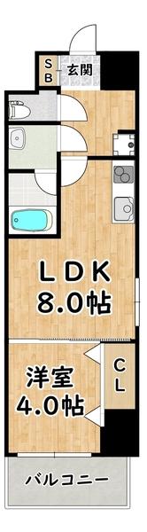 La　CASA新北野Ⅱ 間取り図画像