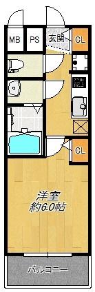 メインステージ大阪　Nｏｒｔｈ　Ｍａｒｋ 間取り図画像