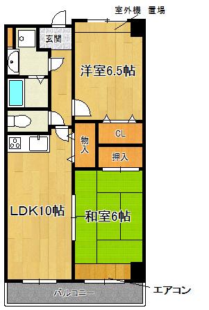 カクタスガーデン 間取り図画像