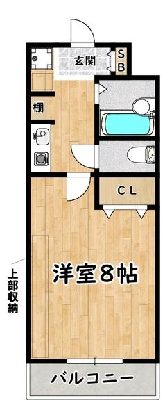 サンライズ佃 間取り図画像