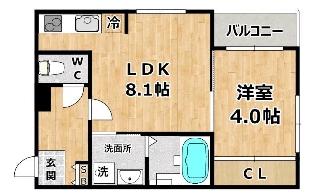 ハーモニーテラス大和田Ⅱ 間取り図画像