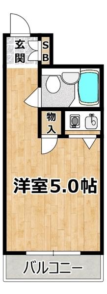 朝日プラザ塚本Ⅱ 間取り図画像