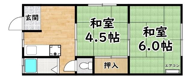 生和マンション 間取り図画像