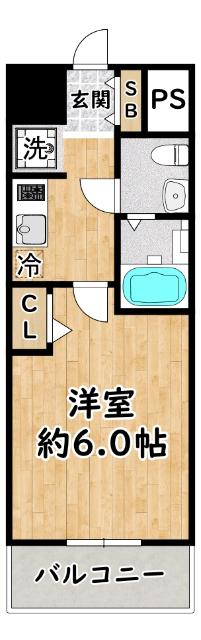 エグゼ大阪NORTHゲート 間取り図画像