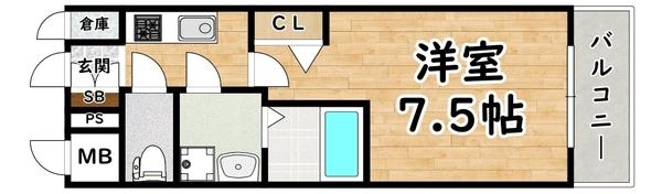 MJC大阪ファインゲート 間取り図画像