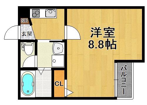 ノイヴェル姫島 間取り図画像