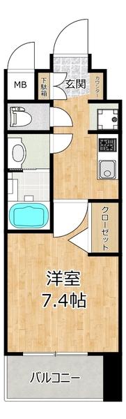 大阪WESTレジデンス 間取り図画像