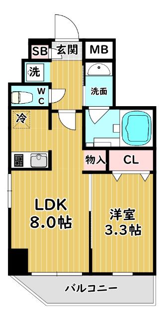 ランティエ御幣島 間取り図画像