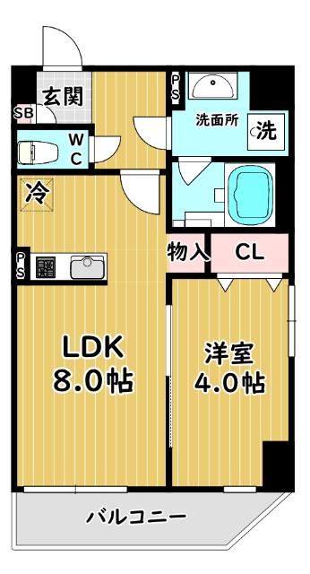ランティエ御幣島 間取り図画像