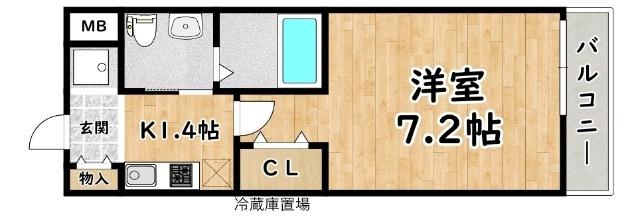 Ｗins Court Utajima 間取り図画像