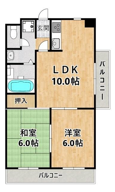 ファミールヒロマル 間取り図画像