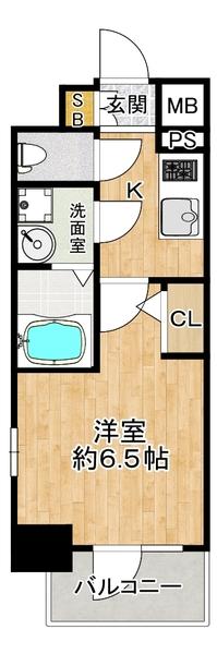 大阪市淀川区新北野マンション 間取り図画像