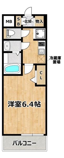 プレサンス塚本ミッドマーク 間取り図画像