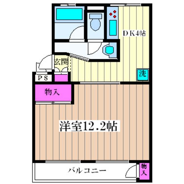 パークグリーン中島（207.） 間取り図画像
