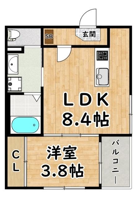 ハーモニーテラスValue姫里 間取り図画像