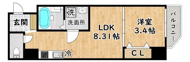 EIJU　Tsukamoto 間取り図画像