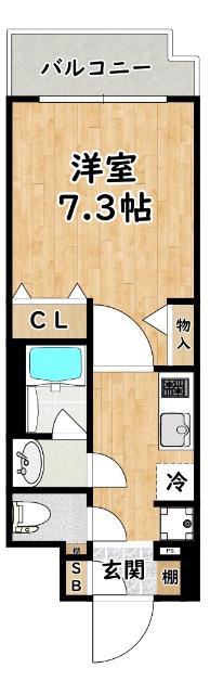 セレッソコートリバーサイドOSAKA 間取り図画像