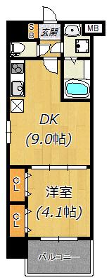 スプランディッドⅠ 間取り図画像