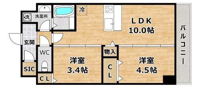スプランディッドⅨ 間取り図画像
