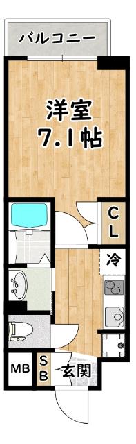 メロディア塚本 間取り図画像