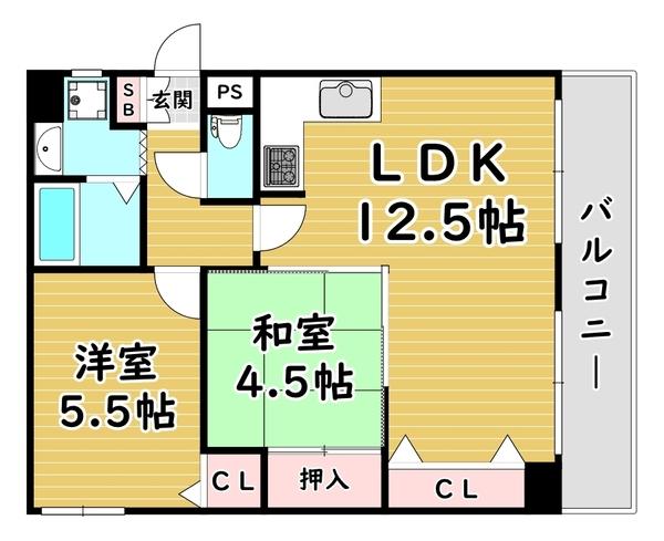シティライフ21加島 間取り図画像