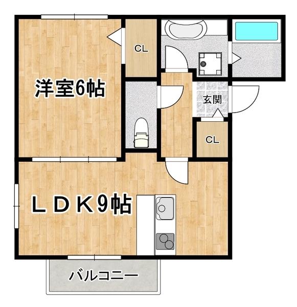 エスフィールド 間取り図画像