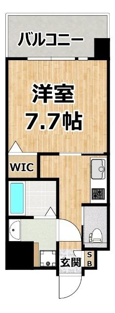 アール大阪リュクス 間取り図画像