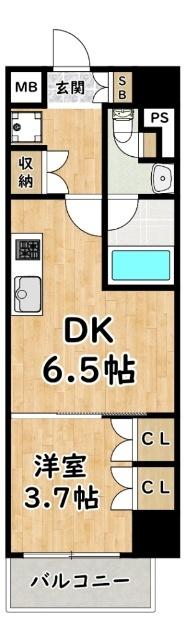 ザ・パークハビオ塚本 間取り図画像