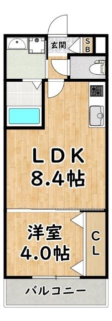 H-maison御幣島Ⅱ 間取り図画像