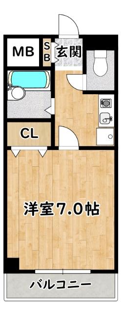 カーサグランテ竹島 間取り図画像