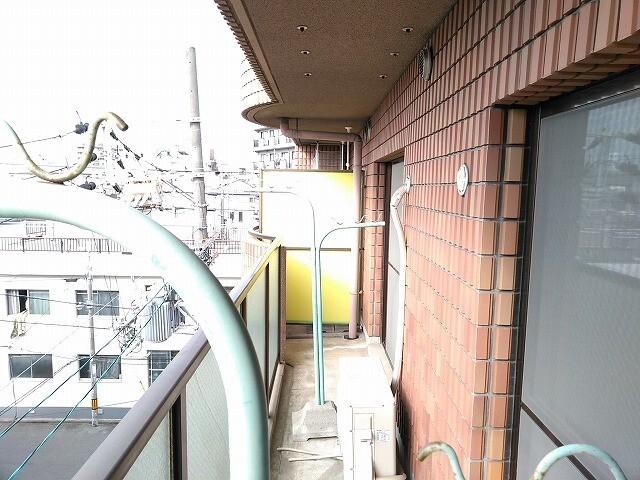 大阪市西淀川区姫里マンション バルコニー