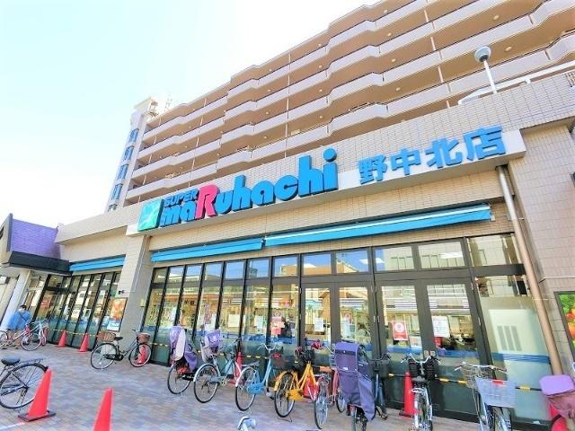 スーパーマルハチ野中北店：38m