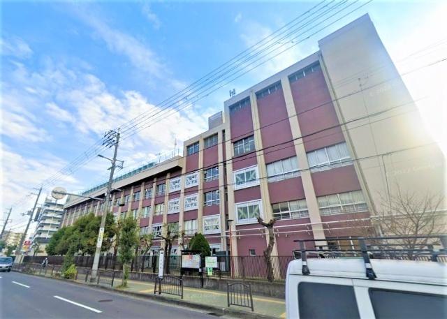 大阪市立美津島中学校：843m