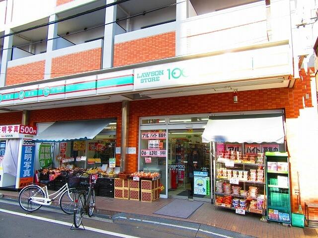 ローソンストア100淀川十三本町店：162m