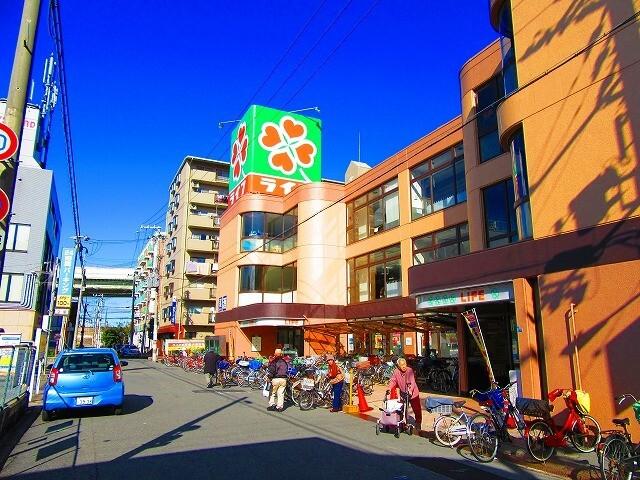 ライフ出来島店：288m