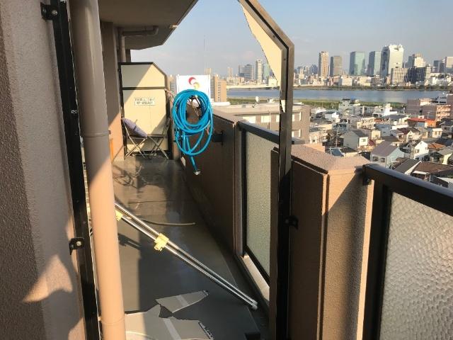 ルイシャトレ塚本駅前 バルコニー