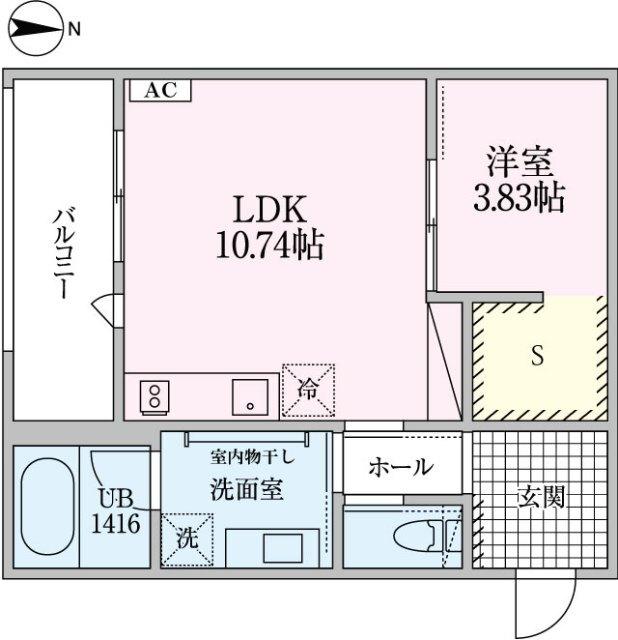 ウェルネストルーム  ソポ（202） 間取り図画像