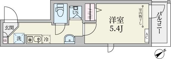 TR駒込（303） 間取り図画像