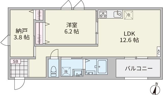 ウェルネストルーム大宮（303） 間取り図画像