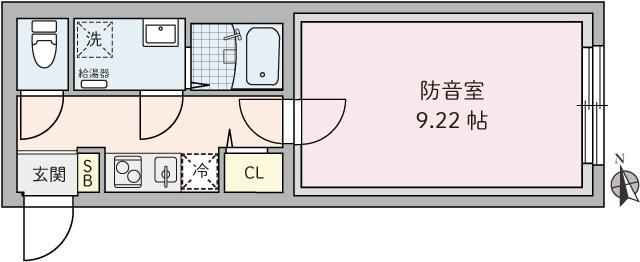 ラシクラス野方（404） 間取り図画像