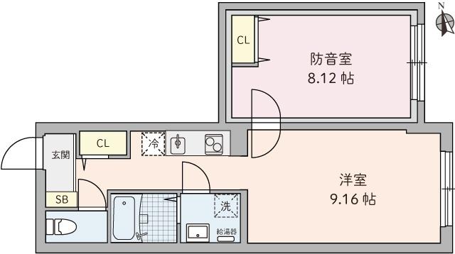 ラシクラス野方（501） 間取り図画像