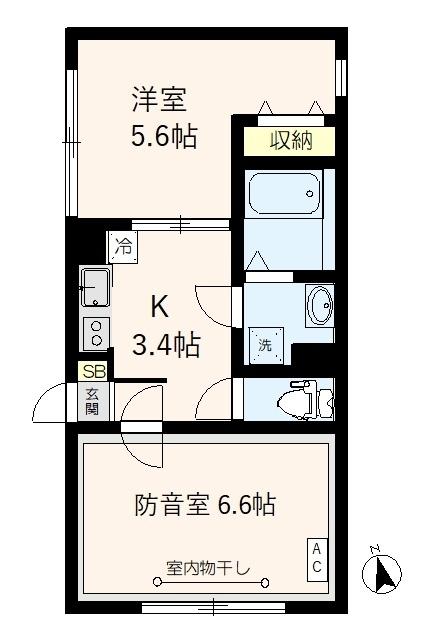 ラシクラス東長崎（103） 間取り図画像