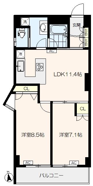  間取り図写真