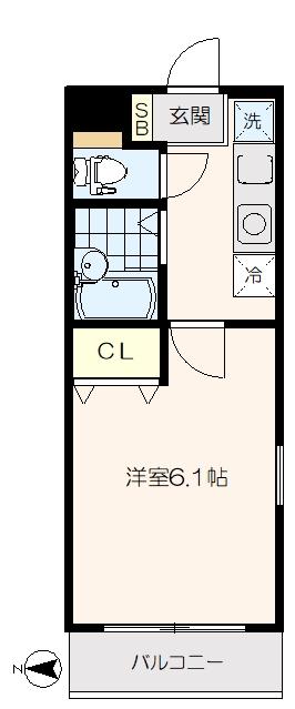 フェリーチェ豊玉中壱番館（305） 間取り図画像