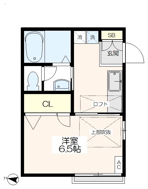 シトラスⅡ（201） 間取り図画像