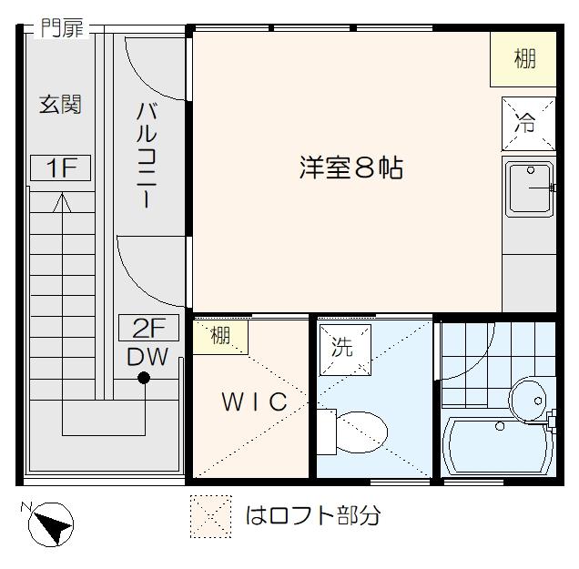 コートヤード（WEST3） 間取り図画像