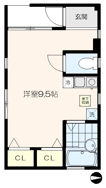 Court矢来（102） 間取り図画像